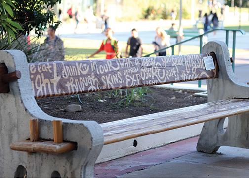 Benches receive bold revamping