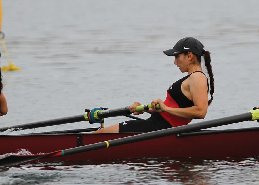 SDSU rower Megan Stone enjoys the busy life