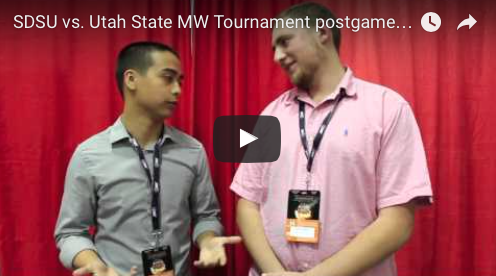 VIDEO: SDSU vs. Utah State MW Tournament postgame analysis