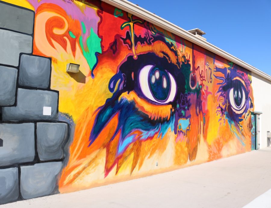 This fiery mural located on the Art North building is definitely hard to miss. Paying homage to the murals in Chicano Park, Professor Mario Torero and his students debuted “Eyes of Picasso” in December 2016. Other than the mural having a compelling backstory, it is sure to literally brighten up anyone’s Instagram feed.