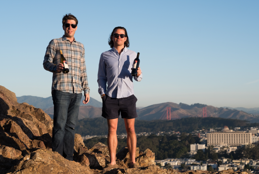 Founder and CEO Luc Bergevin (right), along with Chief Wine Officer and co-founder Martin Sheehan-Stross (left) started Foot of the Bed Wine Cellar in 2016 as a way to highlight Californian wines and share them with members. 