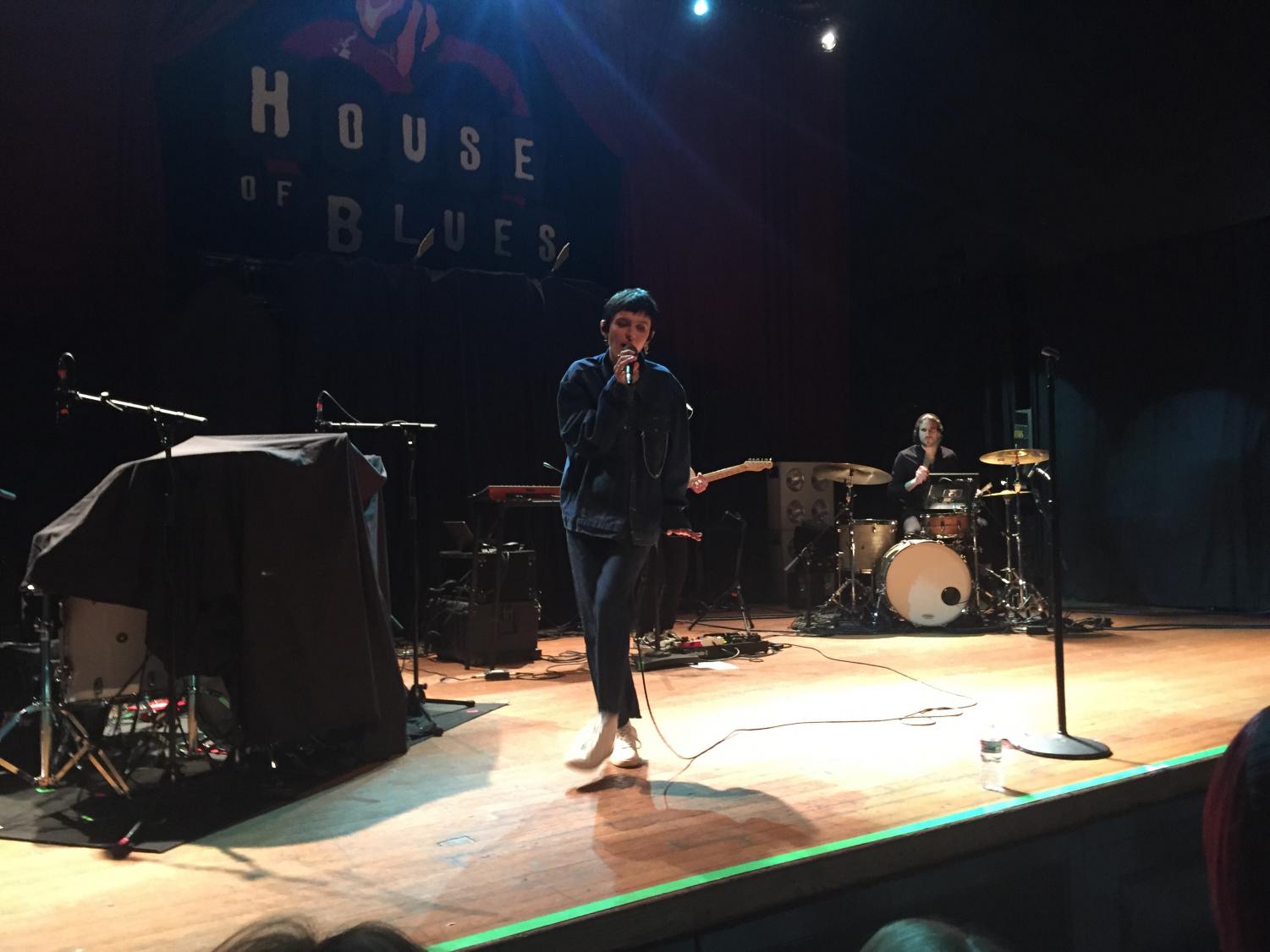 Singer, songwriter Morgan Saint performs at the House of Blues in San Diego as she opens for MISSIO on Thursday, March 29, 2018.