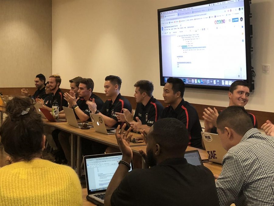 SDSUs Interfraternity Council unanimously voted on Oct. 4 to to end a months-long social moratorium and impose a ban on hard alcohol.