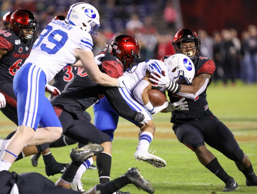BYU came into the game averaging 42.7 points in its last four games. San Diego States defense held the Cougars to three points during the Aztecs 13-3 victory on Nov. 30 at SDCCU Stadium.