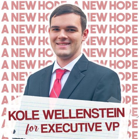 A.S. executive vice president candidate Kole Wellenstein