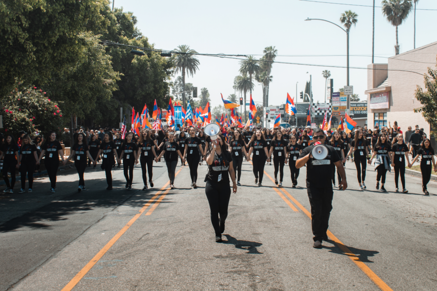  Armenian Genocide protest in Los Angeles 2018