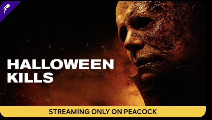 Screenshot of Halloween Kills advertisement.