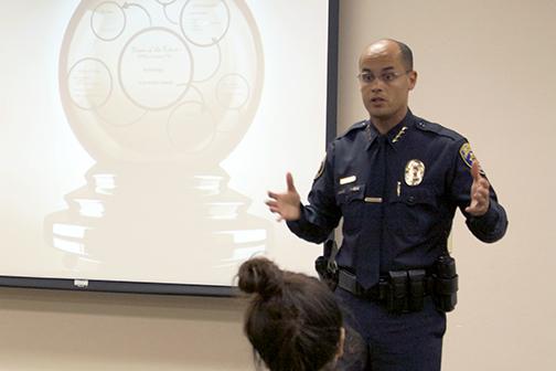 Interim police chief sets goals for SDSUPD