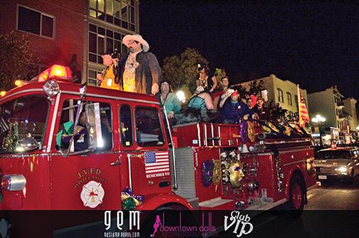 Prepare to collect beads at Mardi Gras celebration