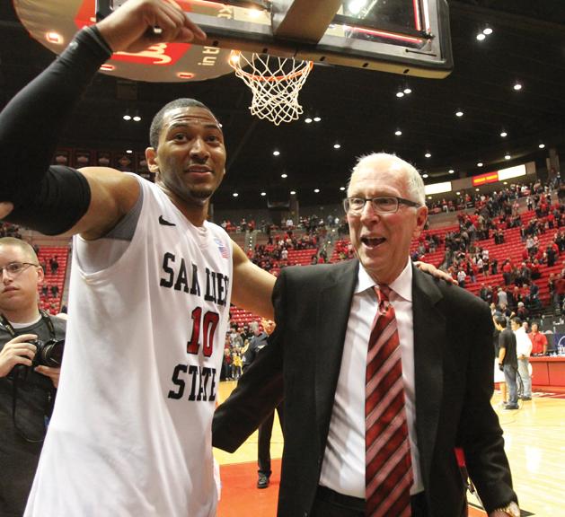 After+leading+his+team+to+a+24-6+record%2C+SDSU+head+coach+Steve+Fisher+was+named+MW+Coach+of+the+Year.%7C+Antonio+Zaragoza%2C+Photo+Editor
