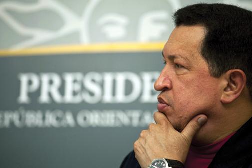 Hugo Chavez in Uruguay 2011