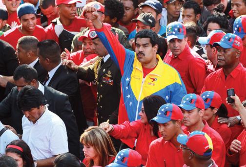 Hugo Chavez funeral procession