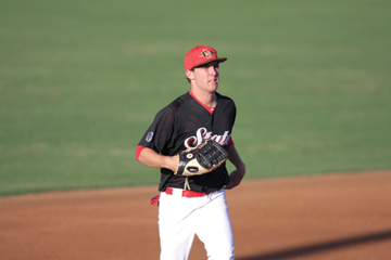 SDSU defeated UNLV on Saturday 9-2 to claim the second game of the series. | Peter Kluch, Senior Staff Photographer