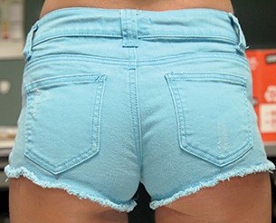 Why do people view it odd for men to wear booty shorts? I wear booty shorts  in public exposing several inches of my butt cheeks. If girls do it, why  can't guys? 