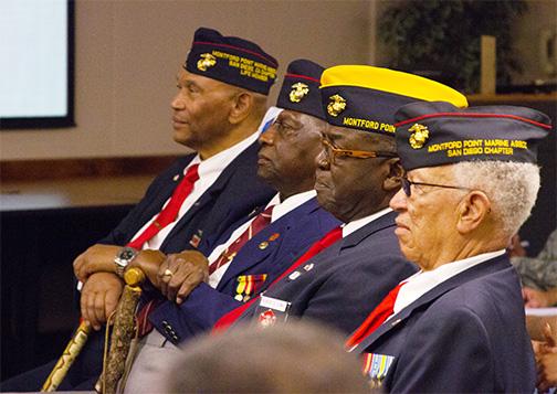 First African-American Marines visit SDSU