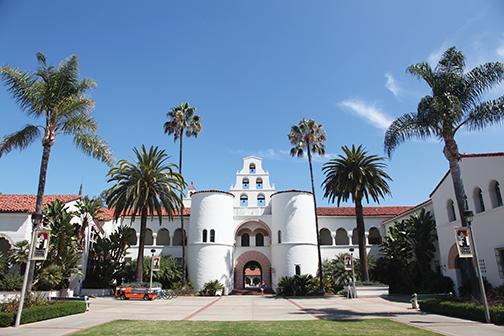 SDSU's Hepner Hall building