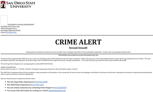 Crime Alert