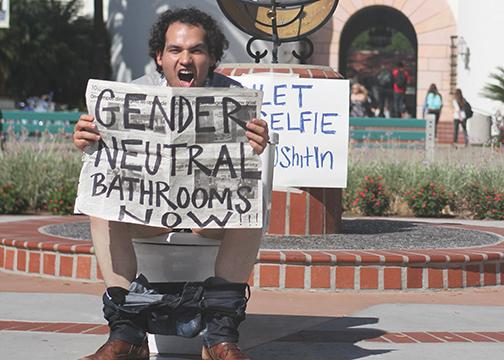 Toilet event advocates for gender-neutral bathrooms 