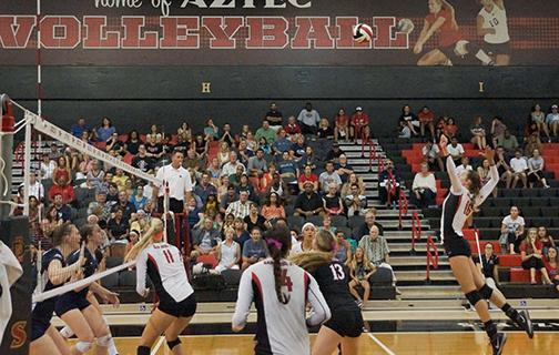 Volleyball continues with conference contest against Cowgirls