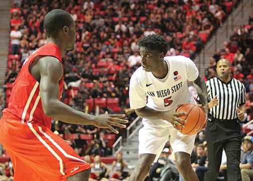 Aztecs down 18-17 against Utah at halftime