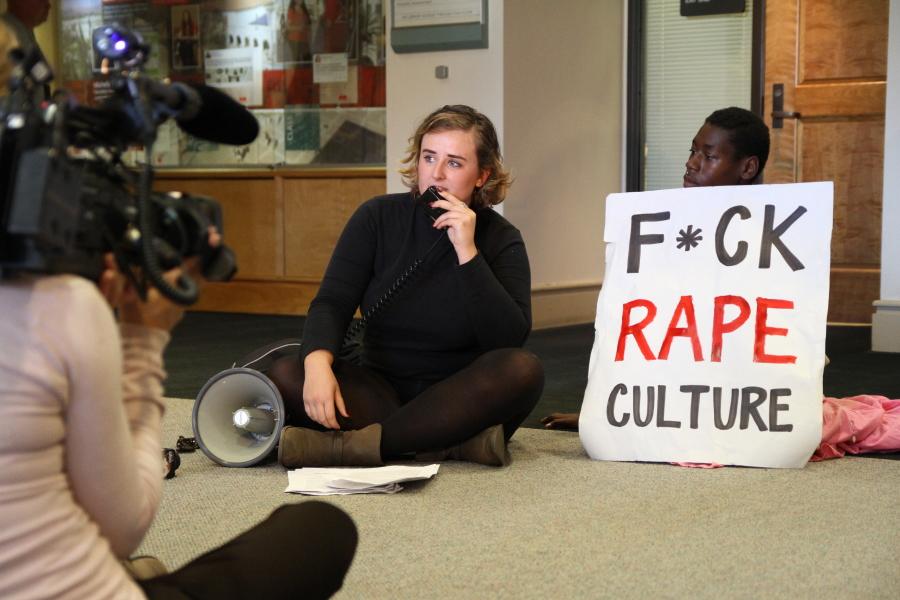 Students present demands to prevent sexual assault