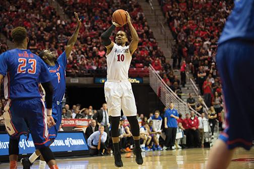 SDSU point guard Aqeel Quinn