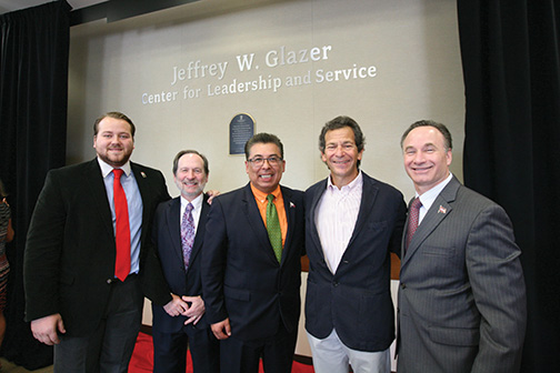 Leadership center renamed The Jeffrey W. Glazer Center