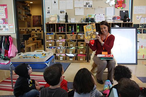 Reading at SDSU Children's Center