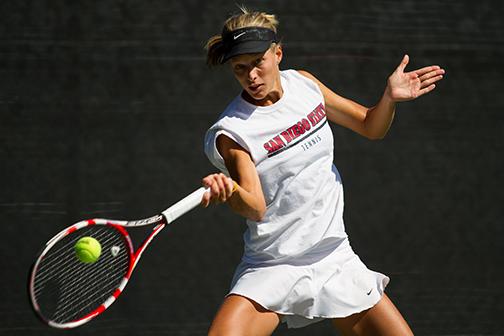 No. 65 SDSU womens tennis falls to No. 9 Cal