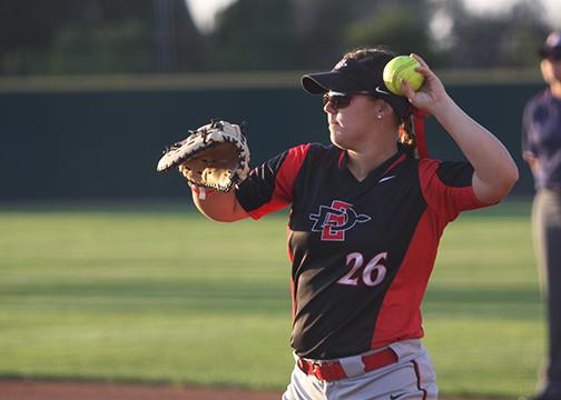 SDSU softball gets timely hitting, wins two of three against New Mexico