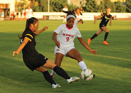 Aztec womens soccer beats No. 17 Kentucky, faces two tough Pac-12 opponents this weekend