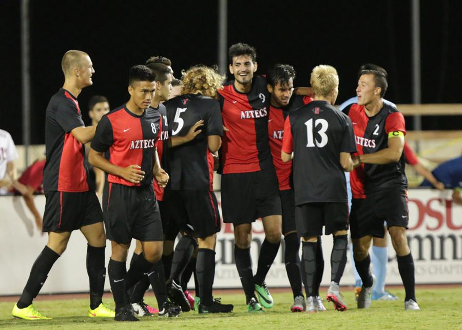 SDSU mens soccer grinds out 3-1 win over San Diego Christian