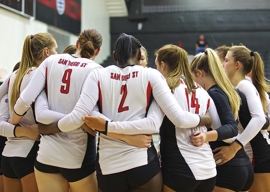 SDSU volleyball comeback falls just short against Air Force