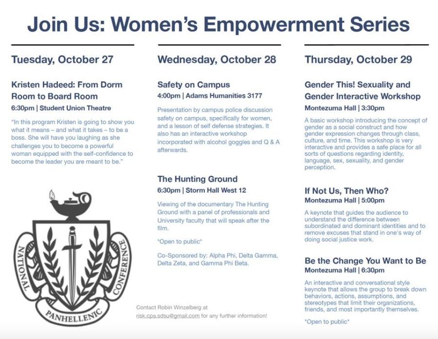 Series on women empowerment comes to SDSU