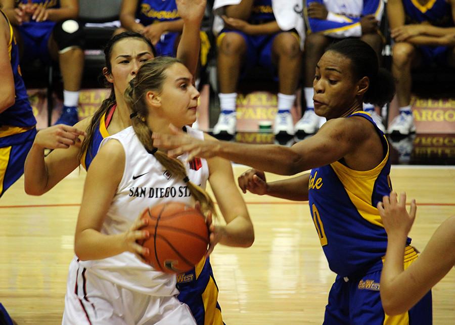 Aztecs come up short against undefeated University of San Diego, 60-53