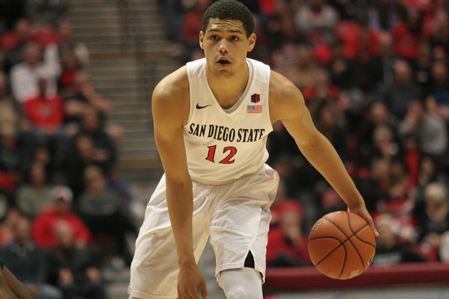 SDSU+mens+basketball+clinches+outright+Mountain+West+title+with+73-61+win+over+Wyoming