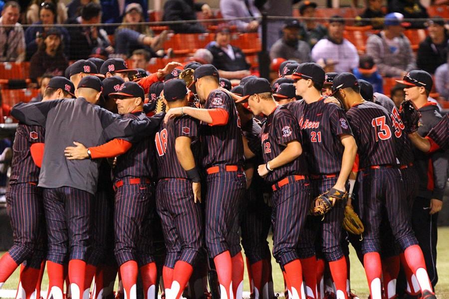 Photo+Gallery%3A+SDSU+baseball+looks+to+rebound+from+0-3+start+with+busy+week+ahead