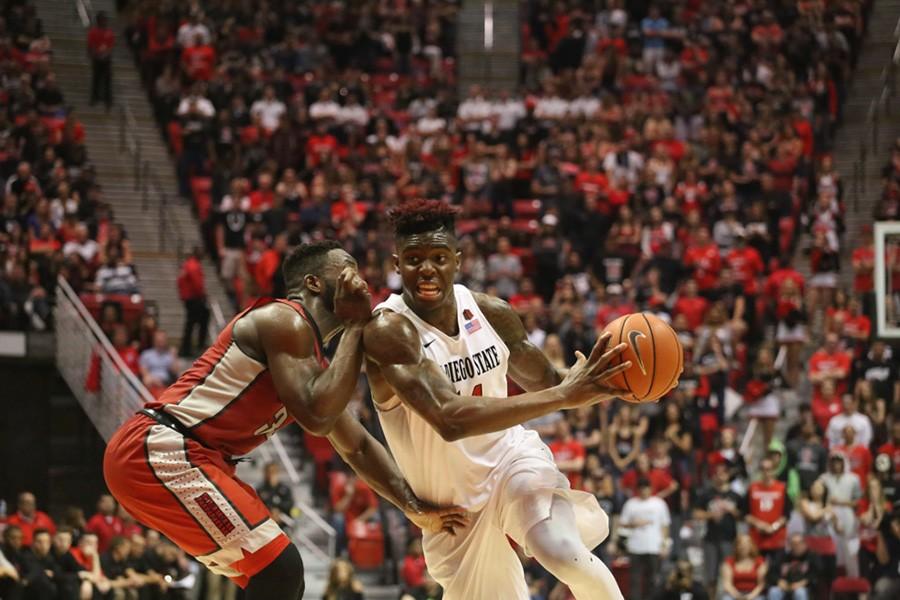 SDSU mens basketball clash with Aggies in Mountain West Tournament quarterfinals