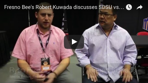 VIDEO: Fresno Bees Robert Kuwada discusses SDSU vs. Fresno State MW Tournament championship game