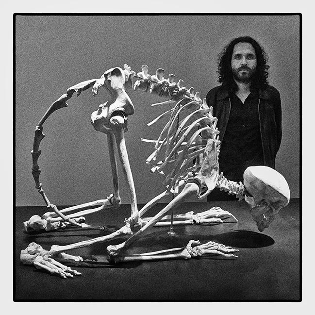 Painting professor creates art and sculpture from flesh and bone