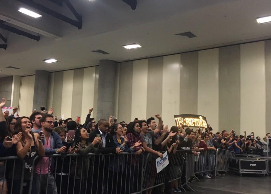 Bernie Sanders rally draws thousands to SD Convention Center