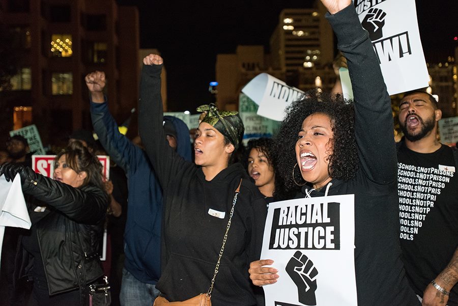 SDSU+students+join+Justice+Cant+Wait+protest+in+downtown+San+Diego