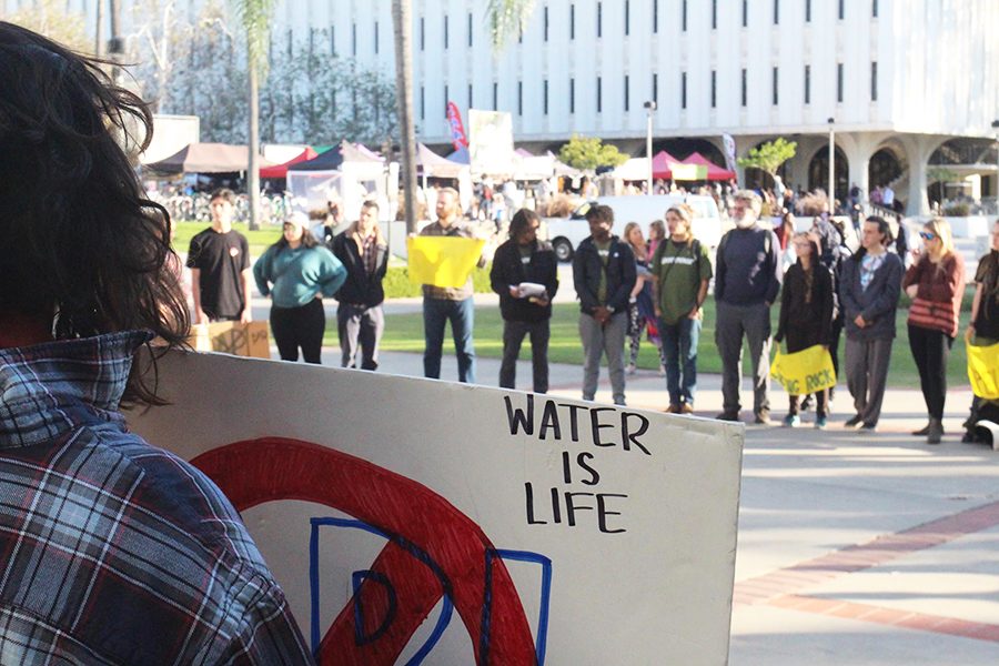 SDSU students protest Dakota Access Pipeline