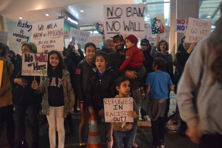 Immigration ban sparks protests