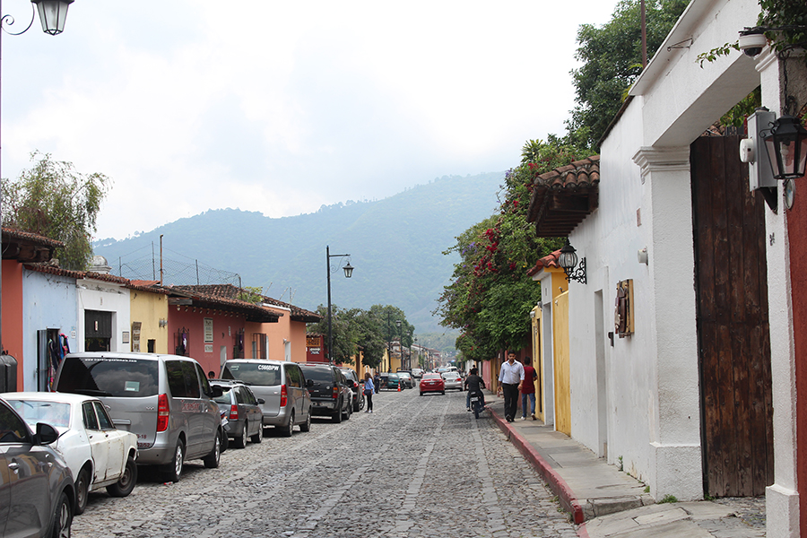 Las calles de Antigua, Guatemala 