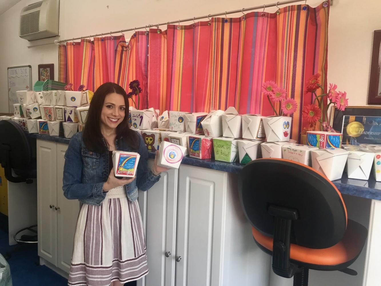 Nutritional science graduate student Danielle Marco runs a non-profit charity, Sox in a Box, which is accepting donations of new socks for hurricane victims.