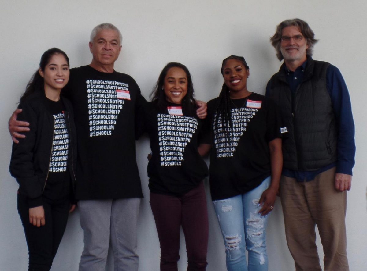 Jessica Gonzalez, Dr. Dan Stacy, Raquel Funches, Raiyah Harris and Dr. Alan Mobley are some of the current staff members of Project Rebound SDSU. 