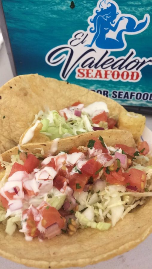 The fish taco is one of the most popular items on El Valdeor Seafood's menu.