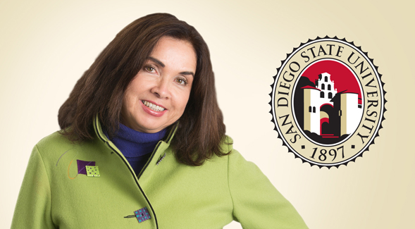 Adela de la Torre, vice chancellor of student affairs and campus diversity at UC Davis, will serve as SDSU's new president. Photo courtesy of SDSU Newscenter.