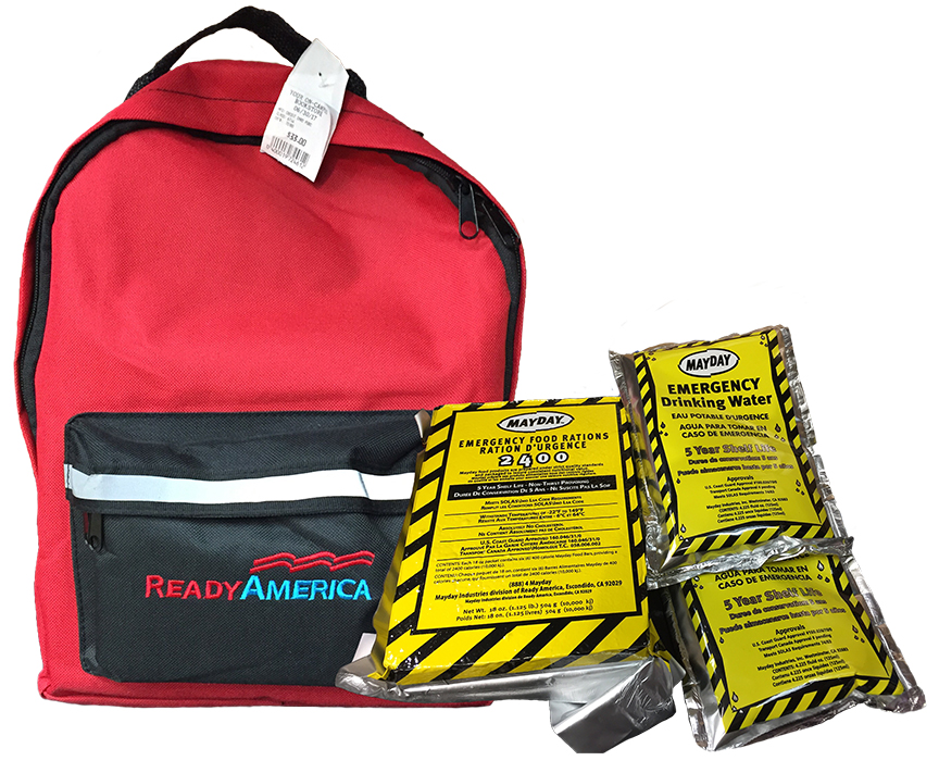 Emergency+survival+kits+at+San+Diego+State.